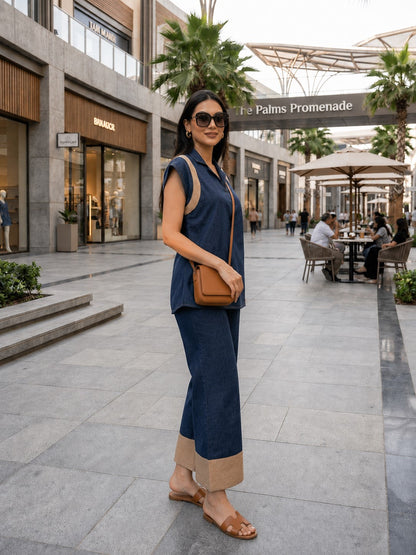 Prisha Mazure Denim Co-Ord Set