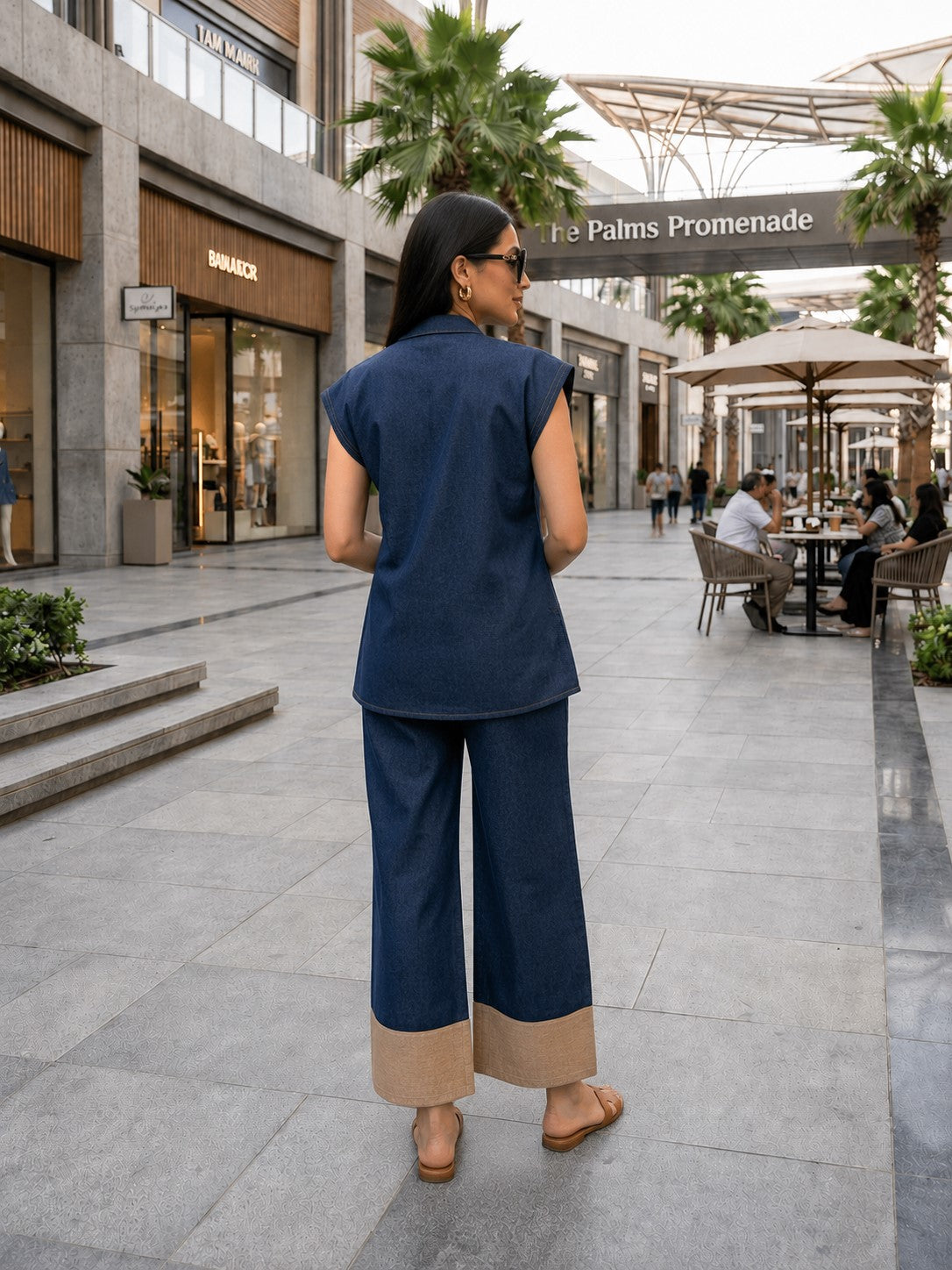 Prisha Mazure Denim Co-Ord Set