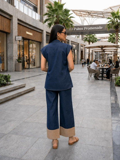 Prisha Mazure Denim Co-Ord Set