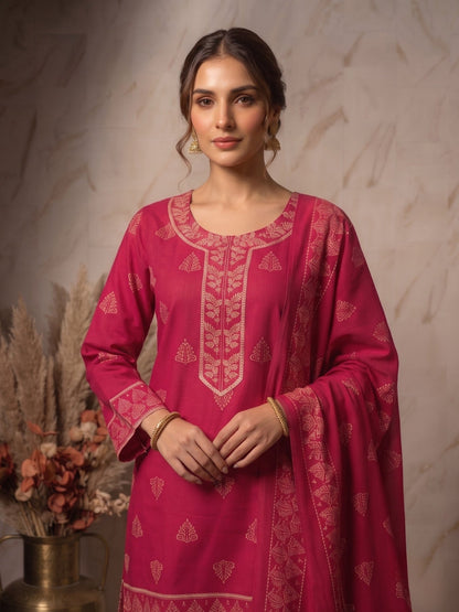 Prisha Misty Cotton Farshi Suit Set