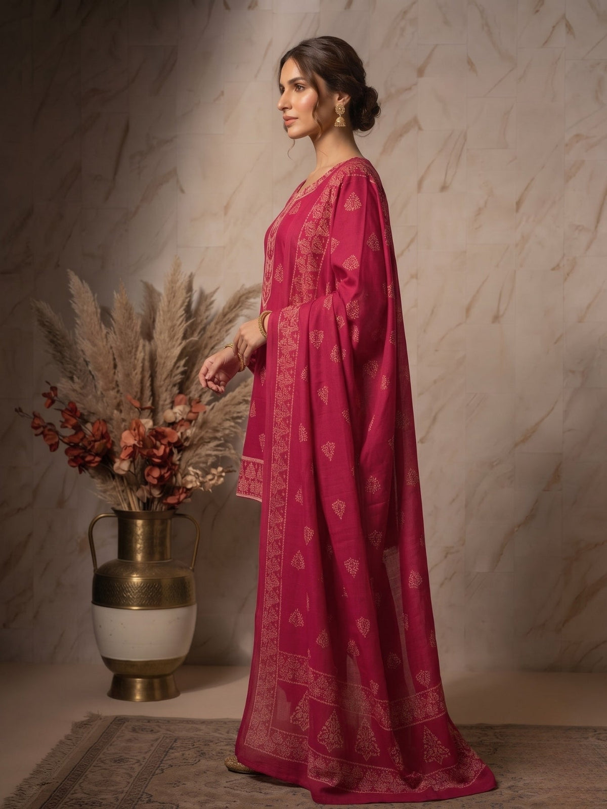 Prisha Misty Cotton Farshi Suit Set