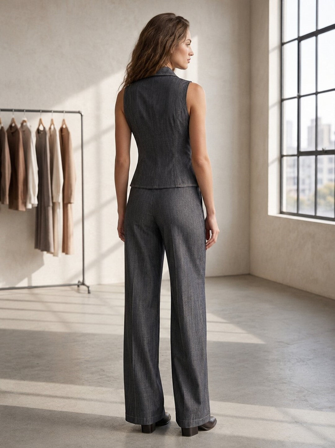Prisha Nardo Denim Co-ord Set