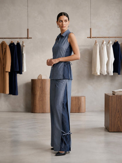 Prisha Patris Denim Co-ord Set