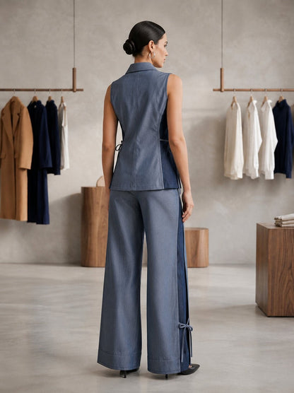 Prisha Patris Denim Co-ord Set