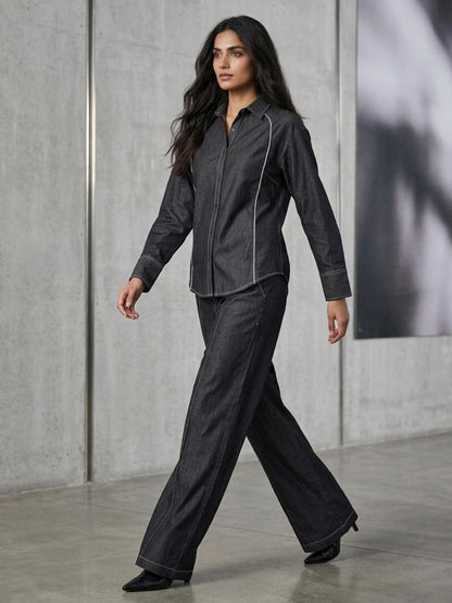 Prisha Poise Denim Co-Ord Set