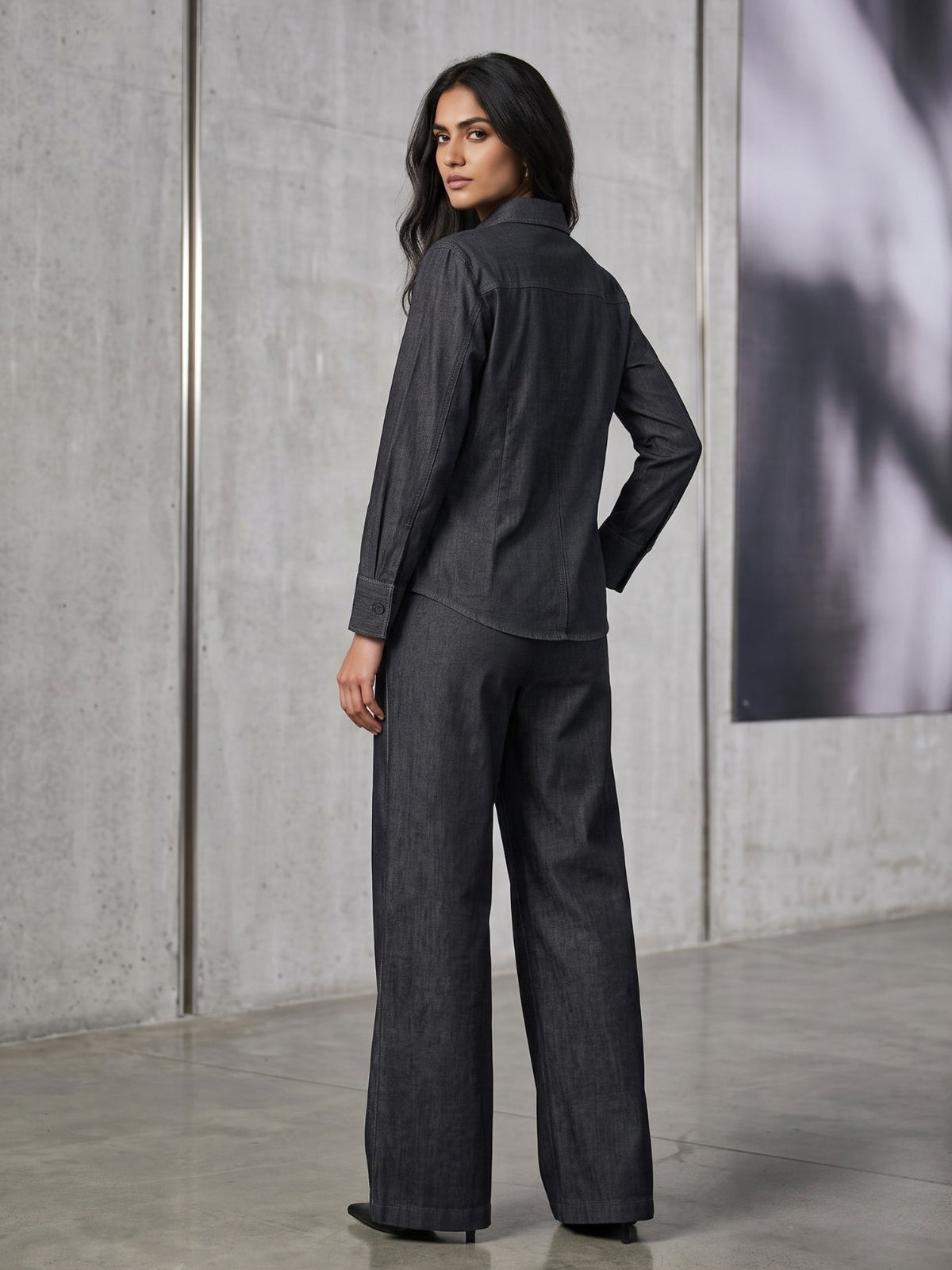 Prisha Poise Denim Co-Ord Set
