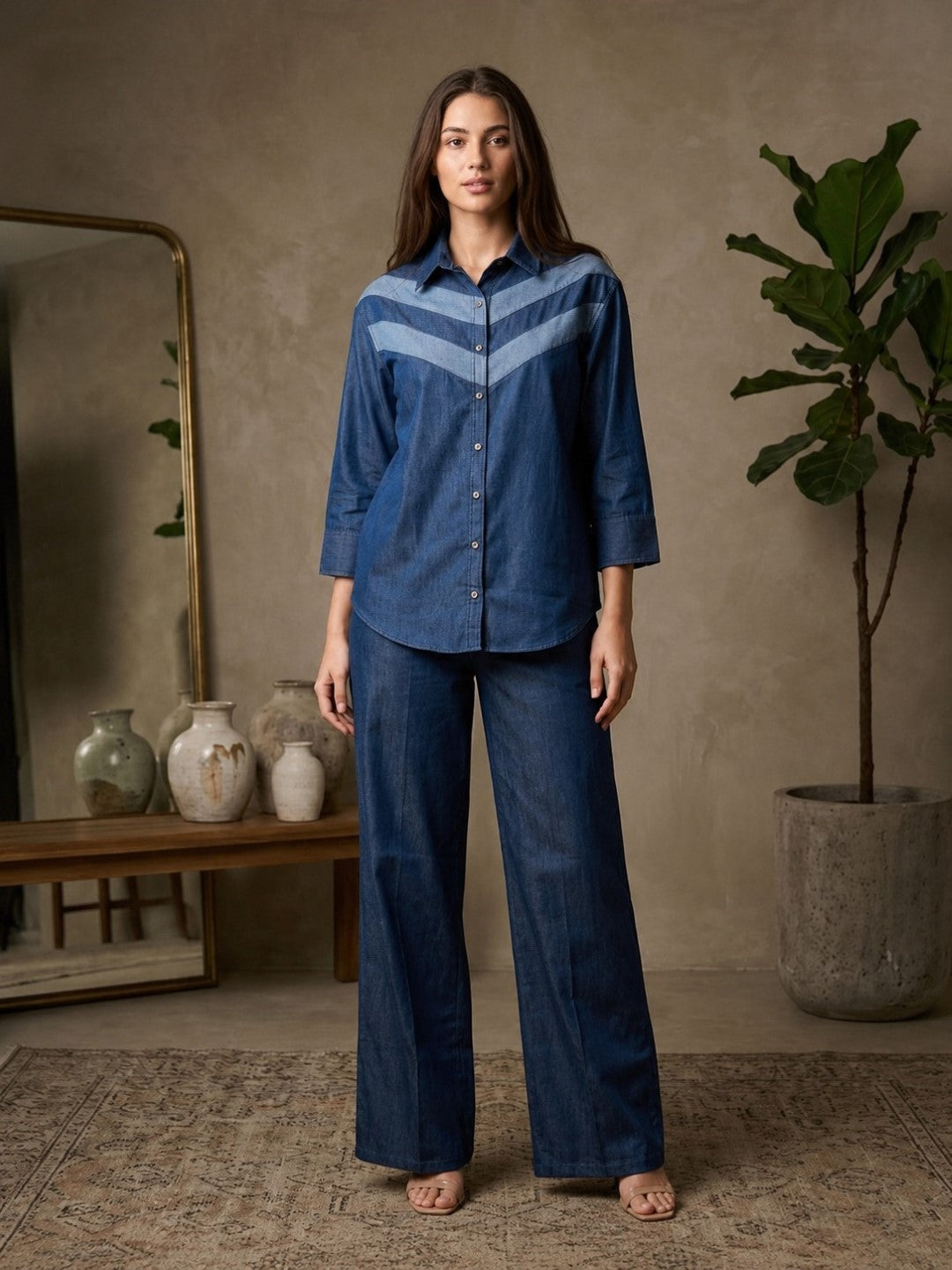 Prisha Sensa Denim Co-Ord Set