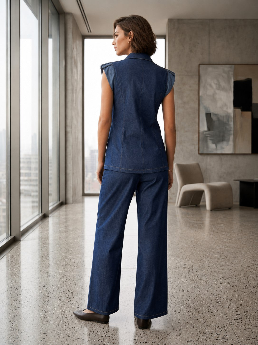 Prisha Sweden Denim Co-Ord Set