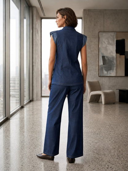 Prisha Sweden Denim Co-Ord Set