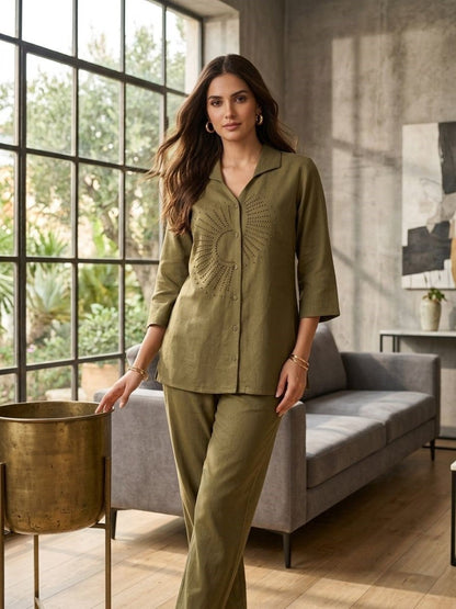Prisha Wild Cotton Co-ord Set