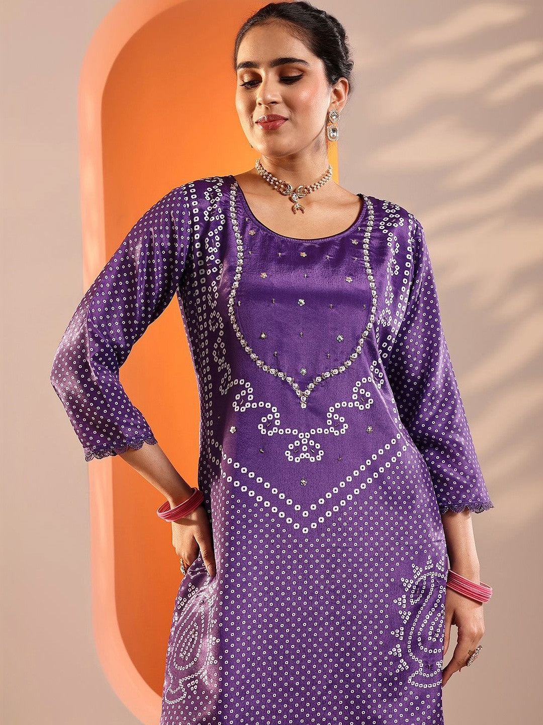 Women Ethnic Motifs Printed Regular Kurta with Trousers & With Dupatta