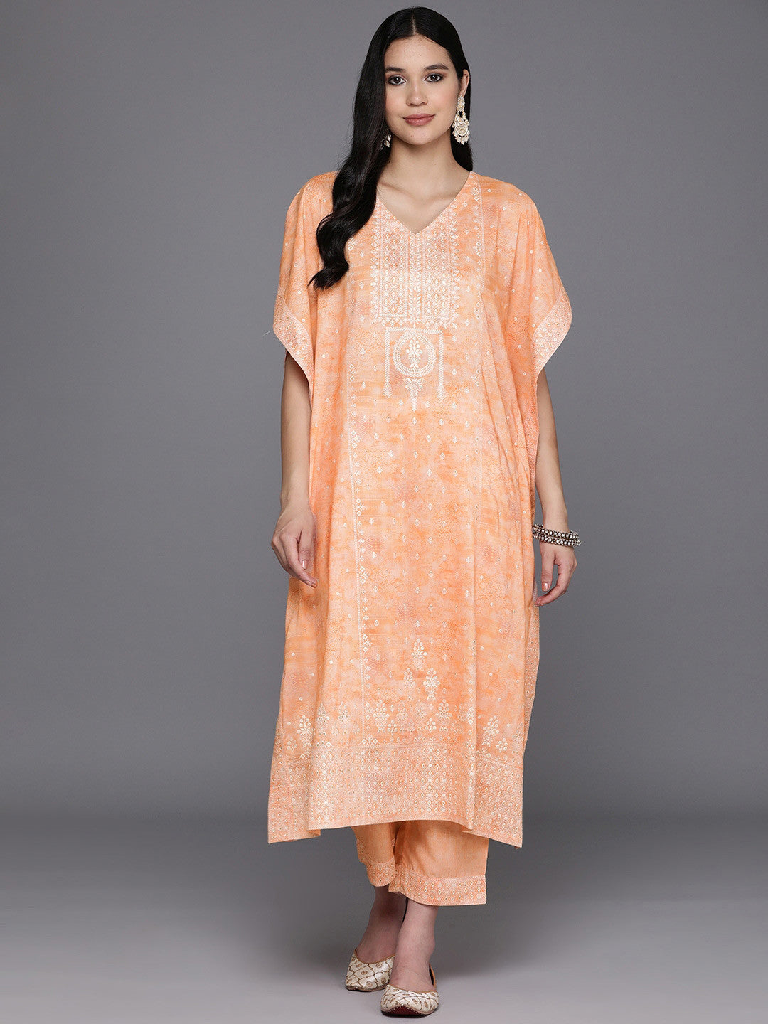Women Ethnic Motifs Printed Regular Kurta with Trousers