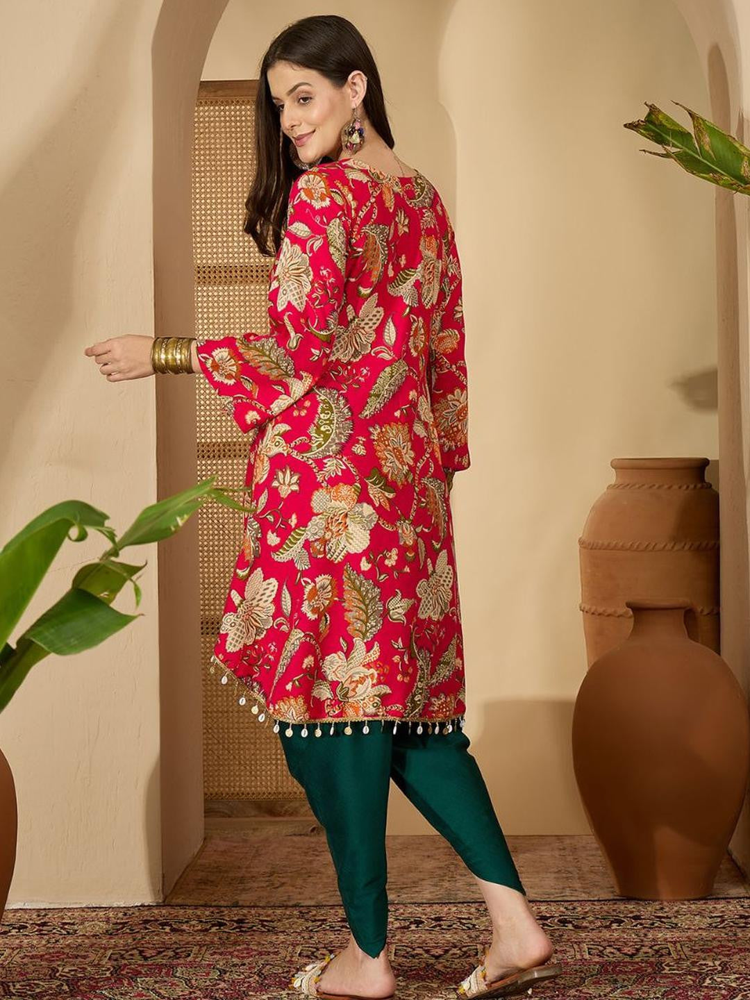 Women Pink Kurta Sets
