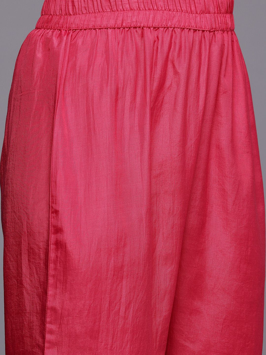 Dhiyona VA Women's Ethnic Motifs Yoke Design Thread Work Kurta with Trousers & Dupatta