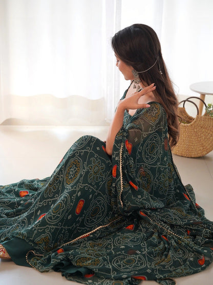Women Ethnic Motifs Printed Regular Kurta with Palazzos & With Dupatta