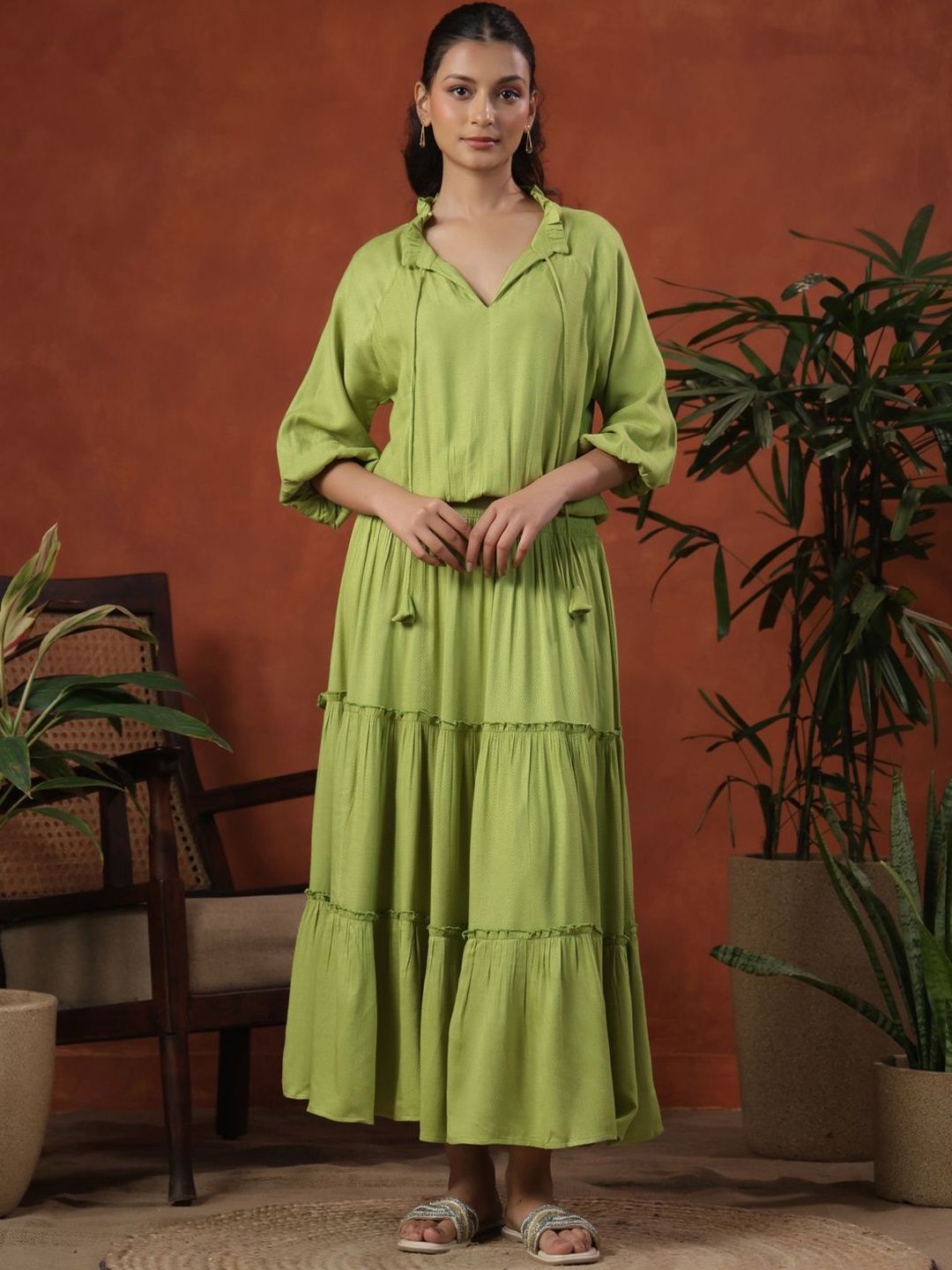 Dhiyona AY Women's Viscose Rayon Ethnic Dresses