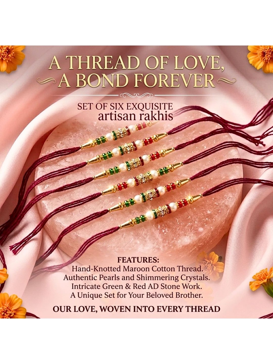 Dhiyona Thread Rakhi