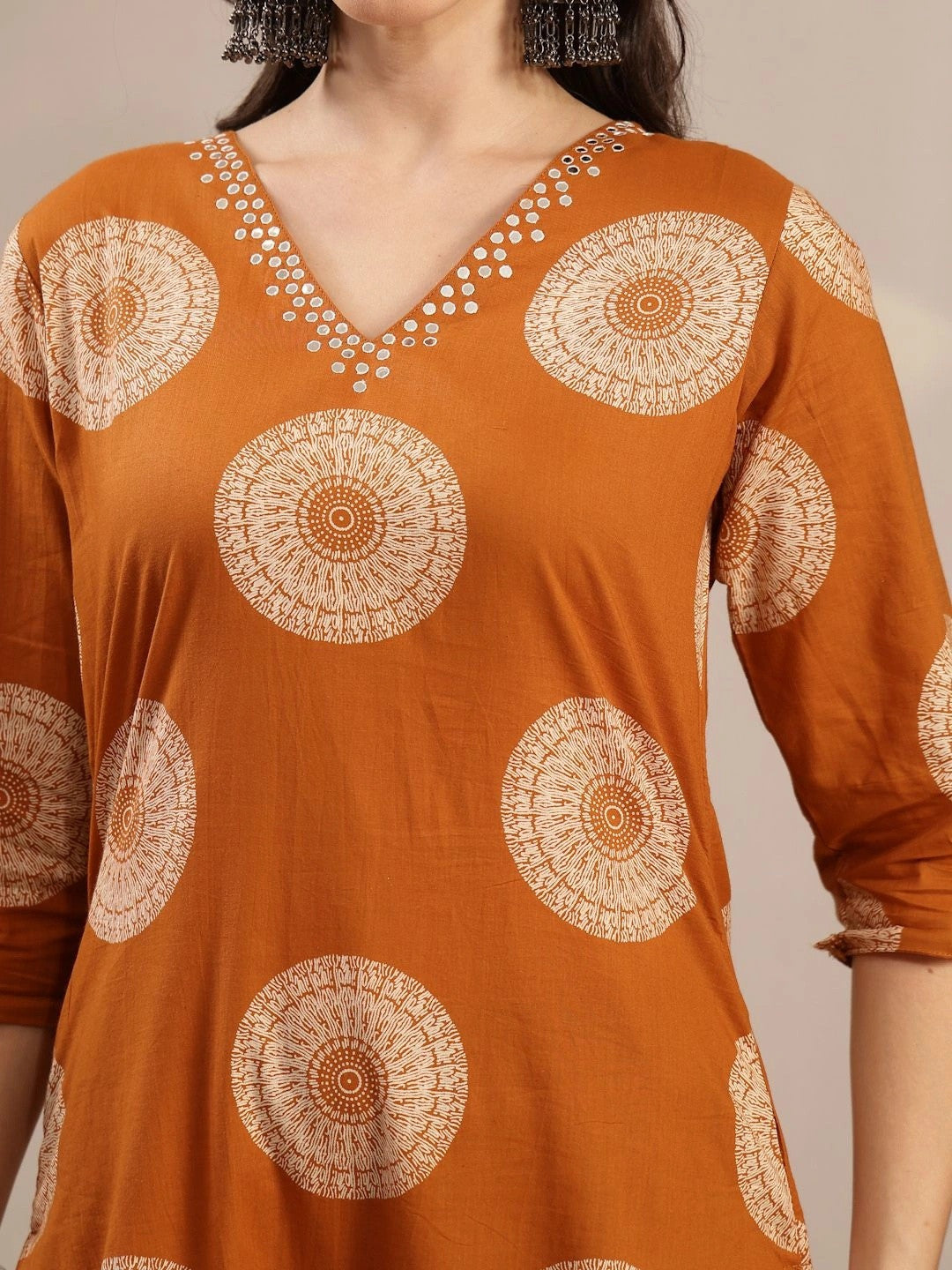 Women Printed Regular Kurta with Palazzos & With Dupatta