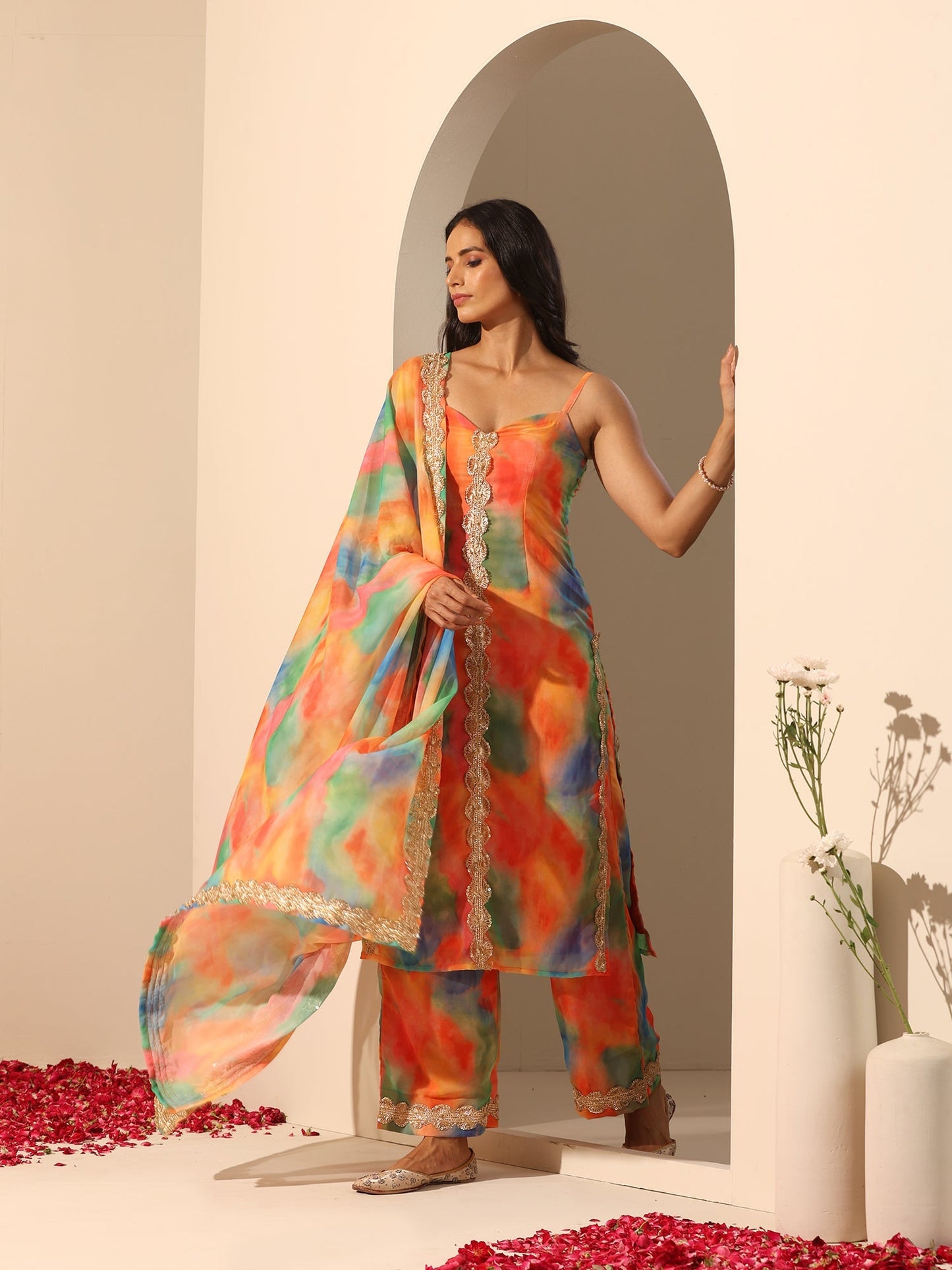 Gul-Rangbirangi Suit Set