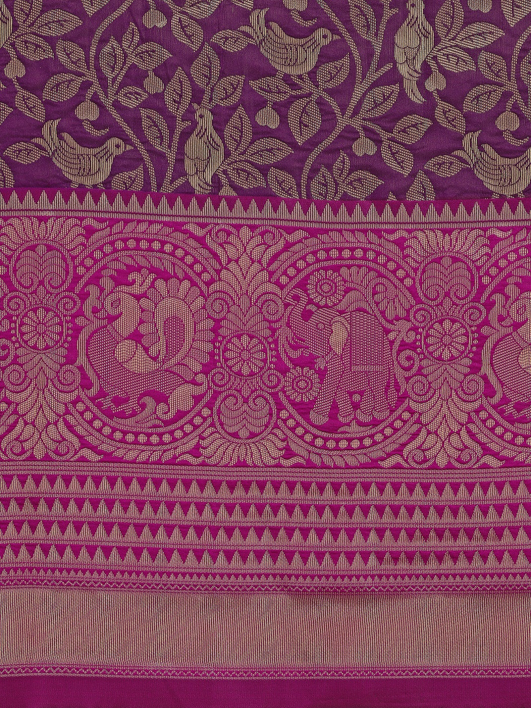 Dhiyona RV Women's Banarasi Silk With silver Zari weaving Saree  ( KVD1185 )