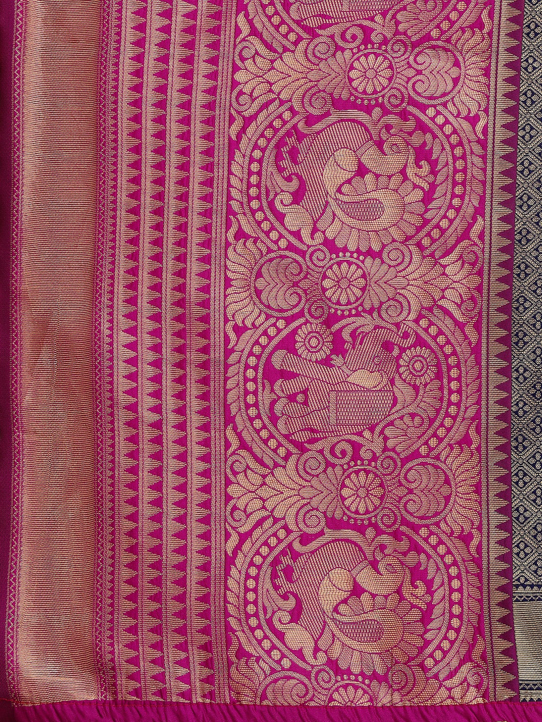 Dhiyona RV Women's Banarasi Silk With silver Zari weaving Saree  ( KVD1187 )