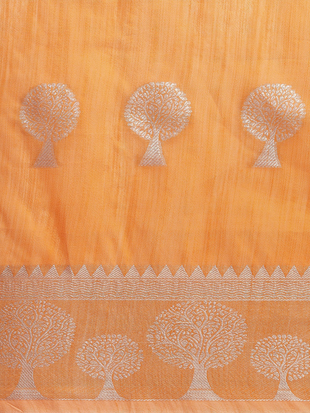 Dhiyona RV Women's Banarasi Cotton Silk With Silver Zari weaving Saree  ( KVD1199 )