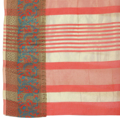 Dhiyona RV Women's Assam Cotton Silk With Embroidered And Zari Broad Border Saree  ( KVD1325 )