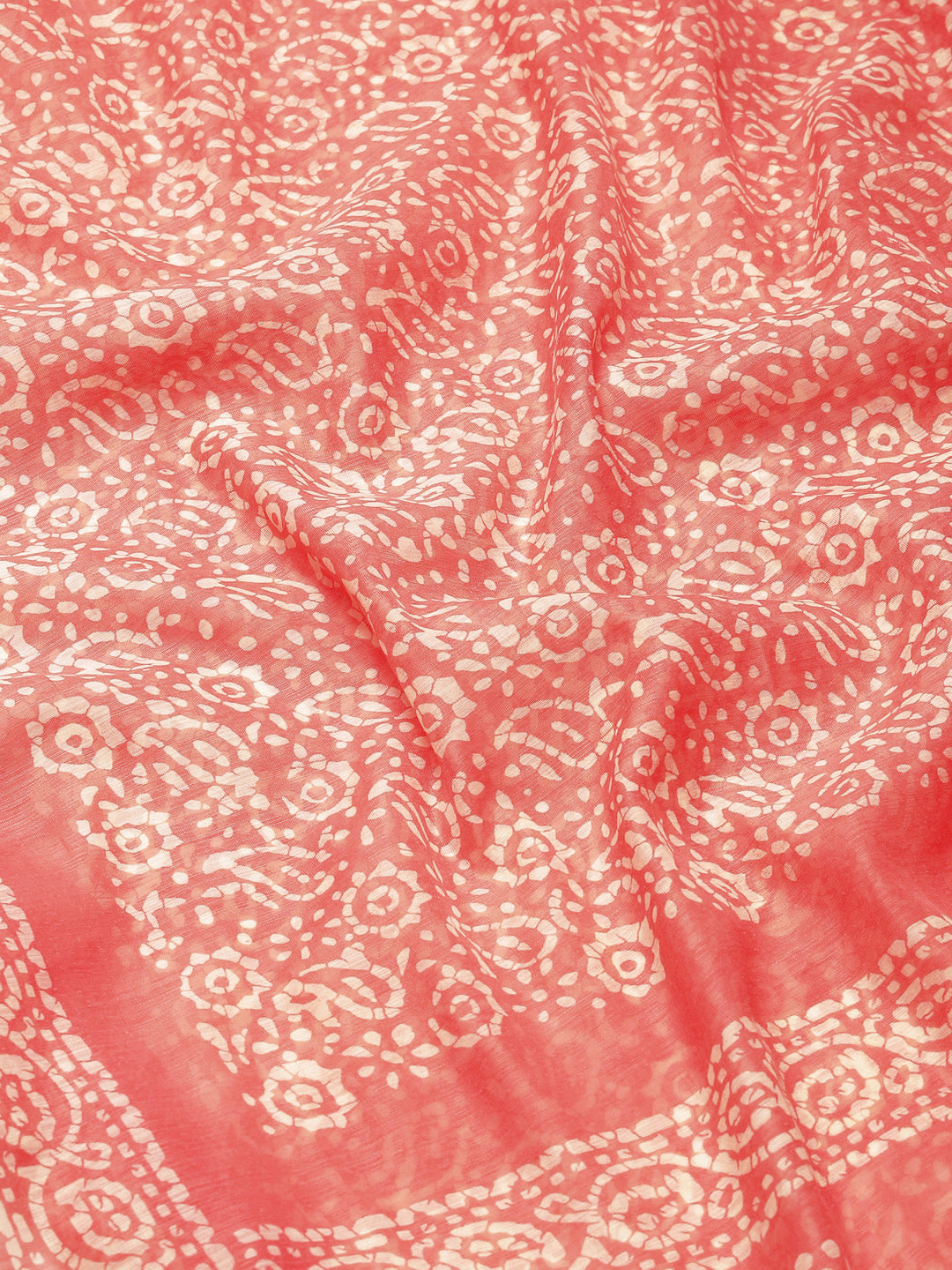 Dhiyona RV Women's Elegant Linen Blend Cotton Block Print Saree with Matching Blouse
 ( KVD1835 )