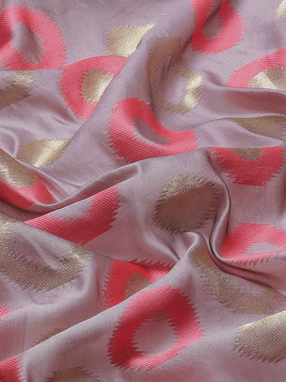 Dhiyona RV Women's Exquisite Banarasi Jacquard Handloom Silk Saree with Blouse ( KVD1865 )