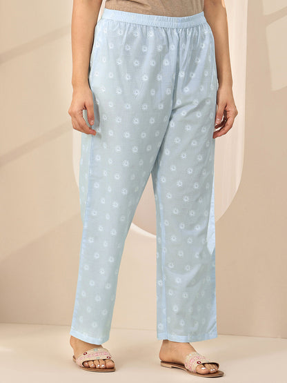 Women Floral Printed Kurta with Palazzos & Dupatta