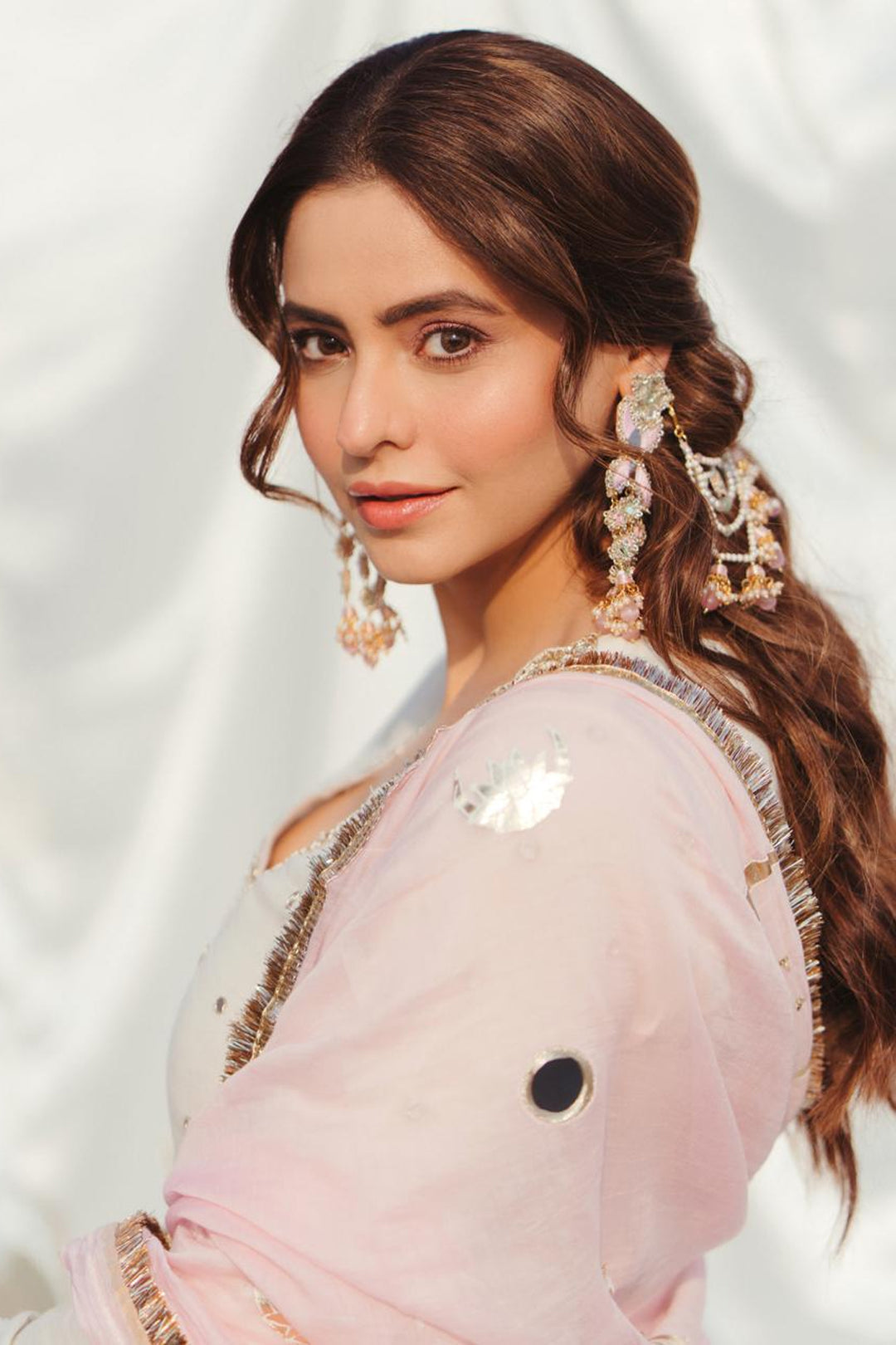 Dhiyona RS Designer Hand Embroidered Chaand Eid sharara Set