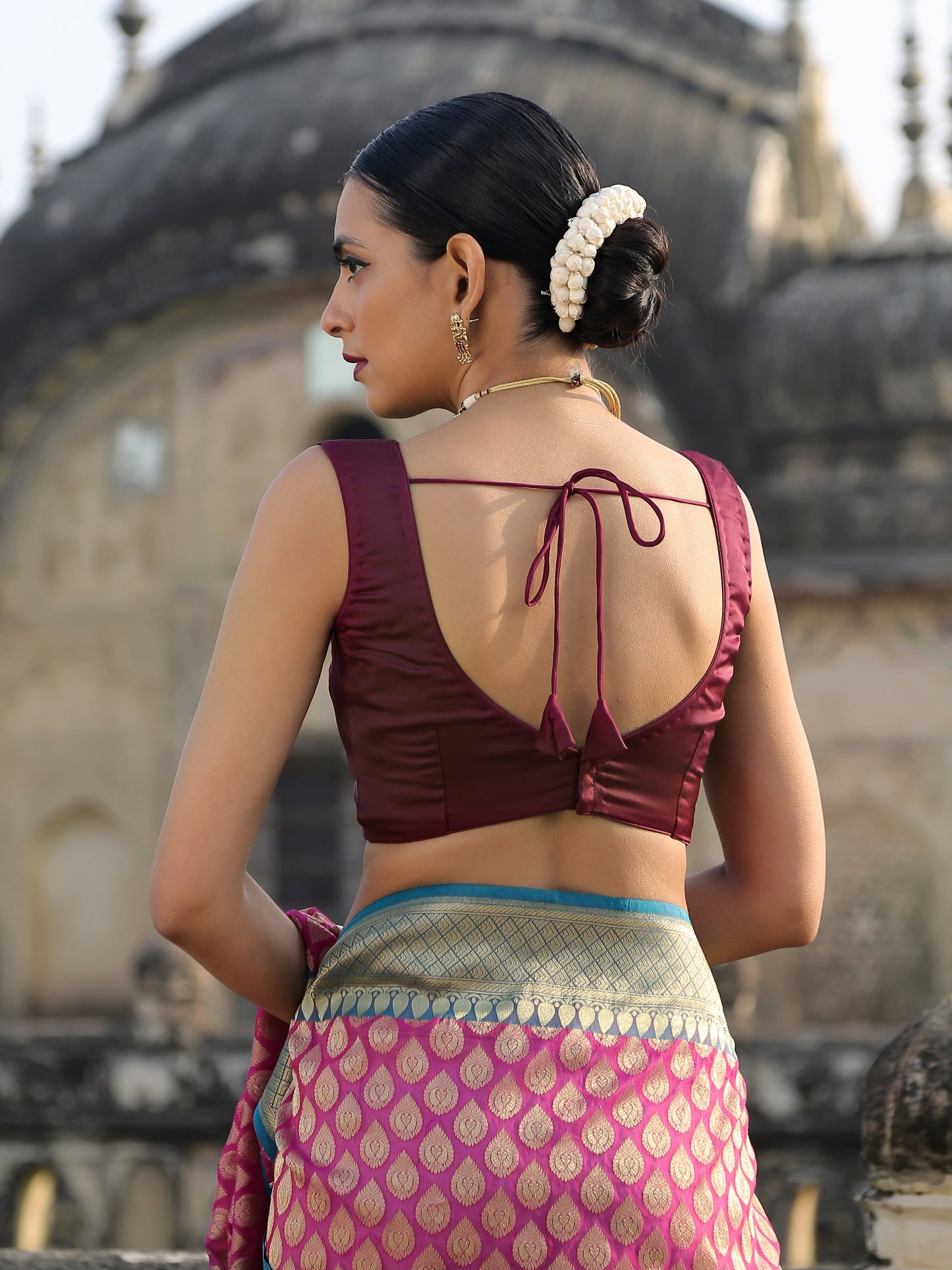 Dhiyona ST Wine Reign Blouse