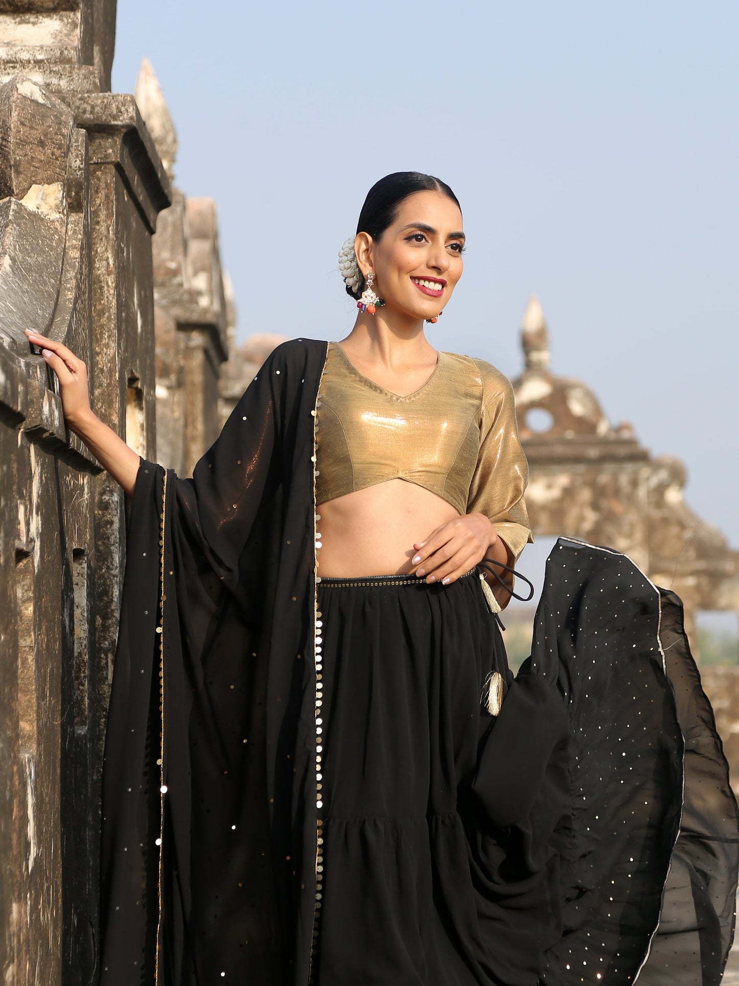 Dhiyona ST Gold Brilliance Blouse