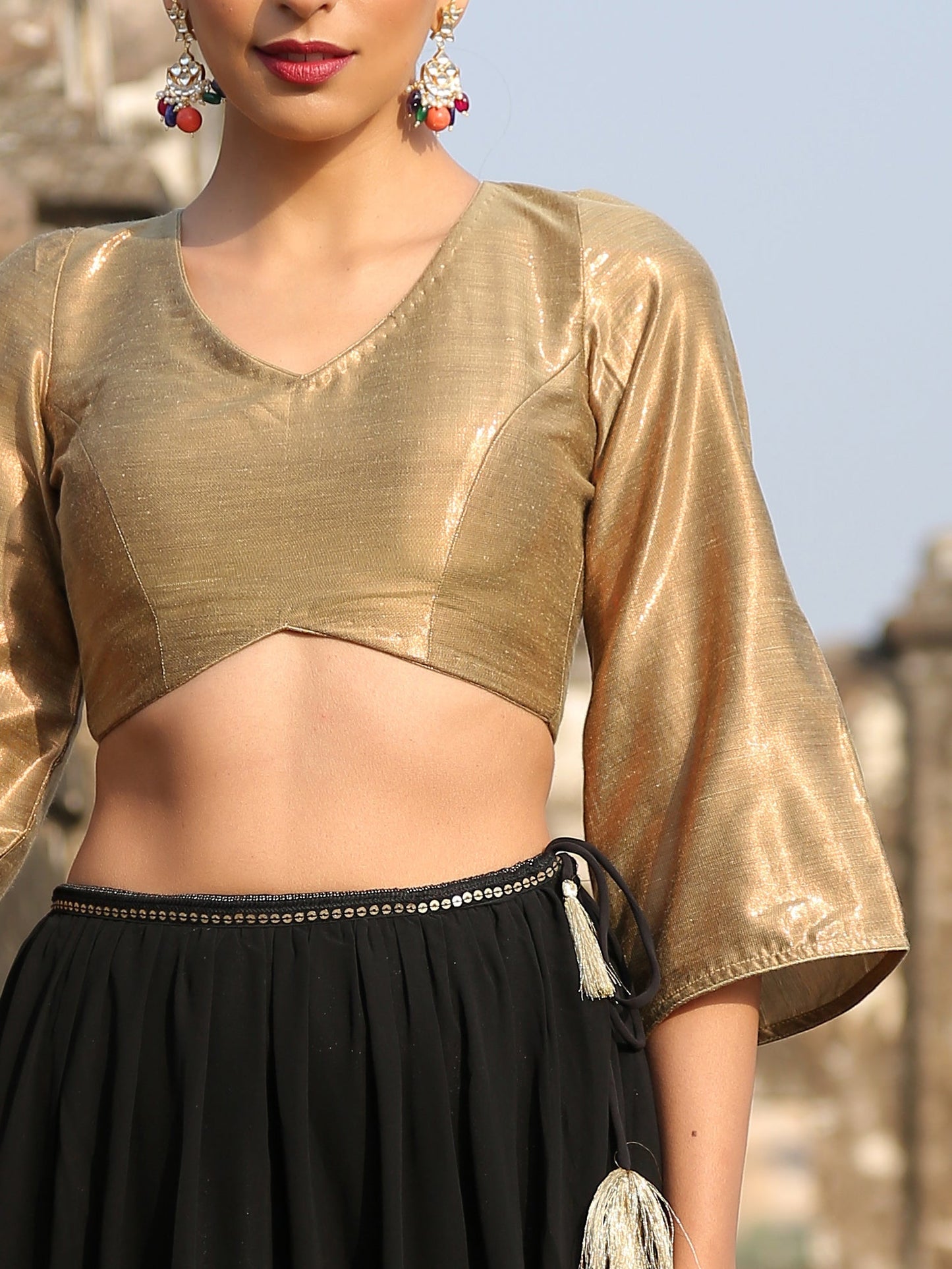 Dhiyona ST Gold Brilliance Blouse