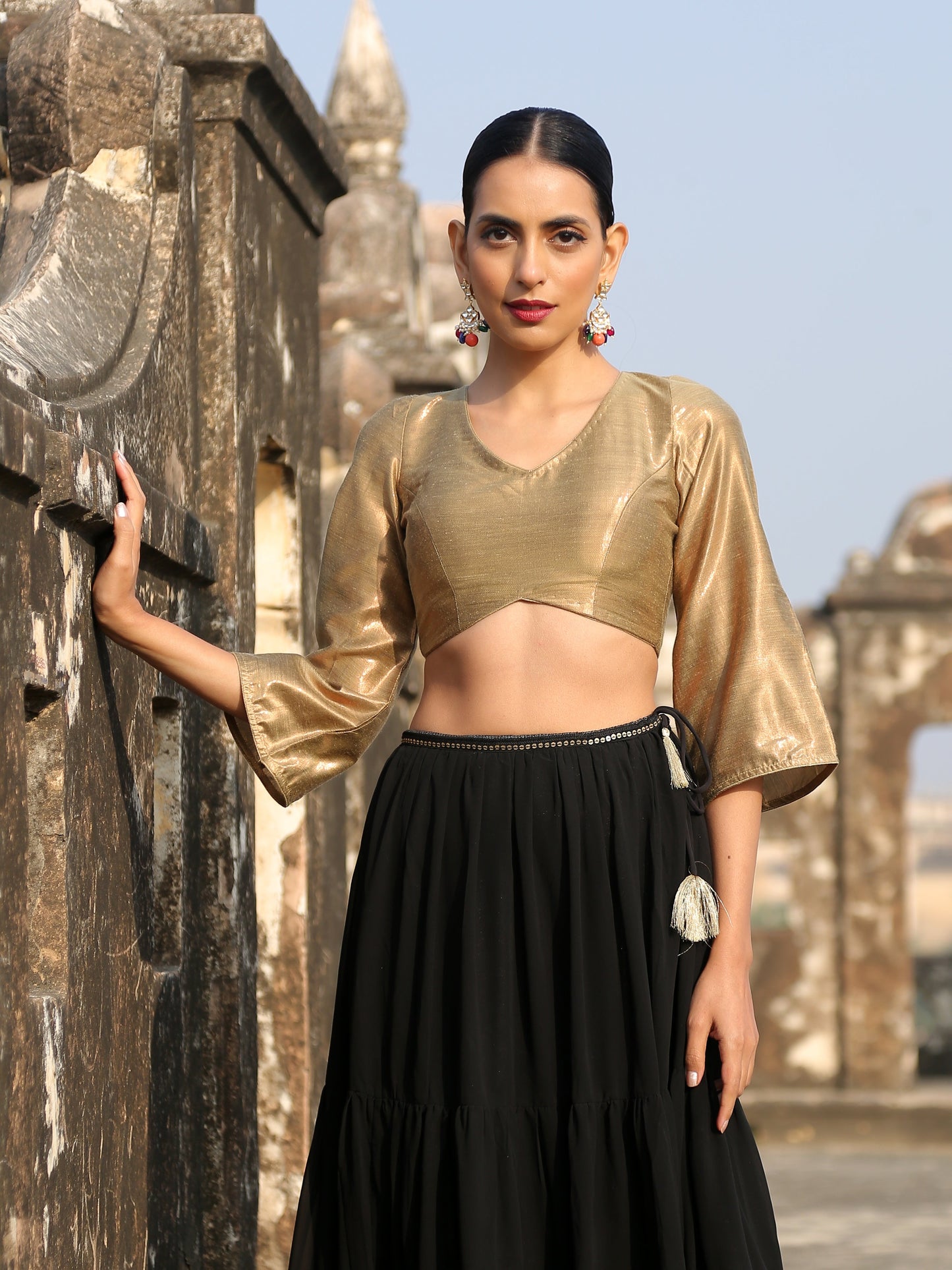 Dhiyona ST Gold Brilliance Blouse