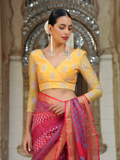 Dhiyona ST Daffodil Printed Blouse