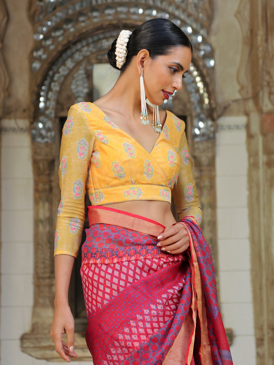 Dhiyona ST Daffodil Printed Blouse