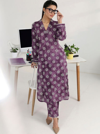 Women Ethnic Motifs Printed Regular Kurta with Trousers