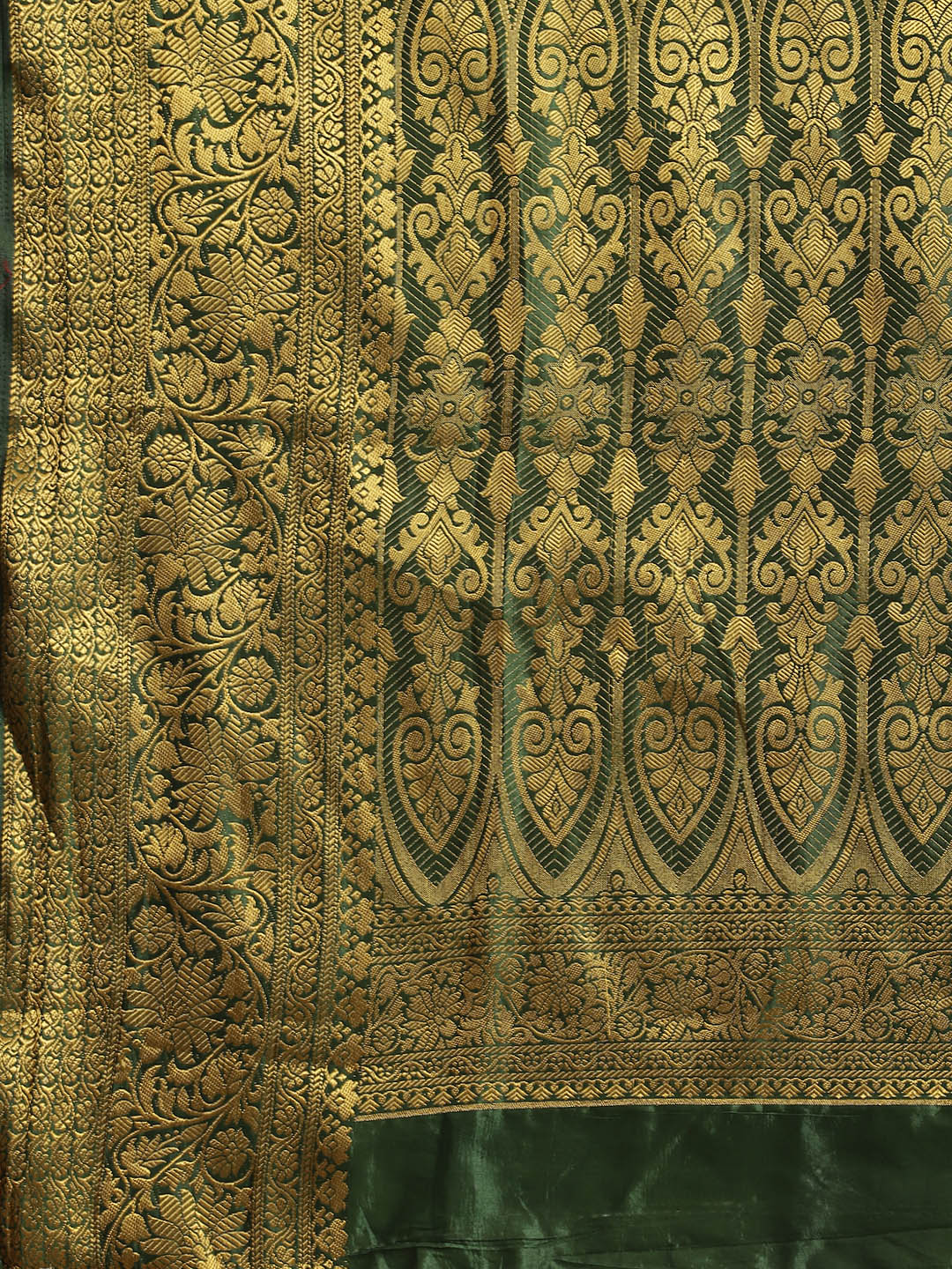 Dhiyona RV Women's Banarasi Cotton Silk With Zari weaving Saree  ( KVD1000 )