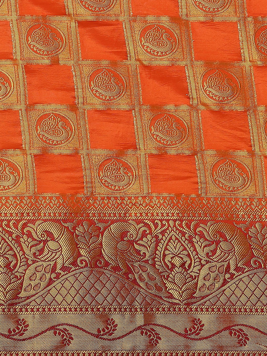 Dhiyona RV Women's Banarasi Silk With Jacquard Print Saree  ( KVD1143 )