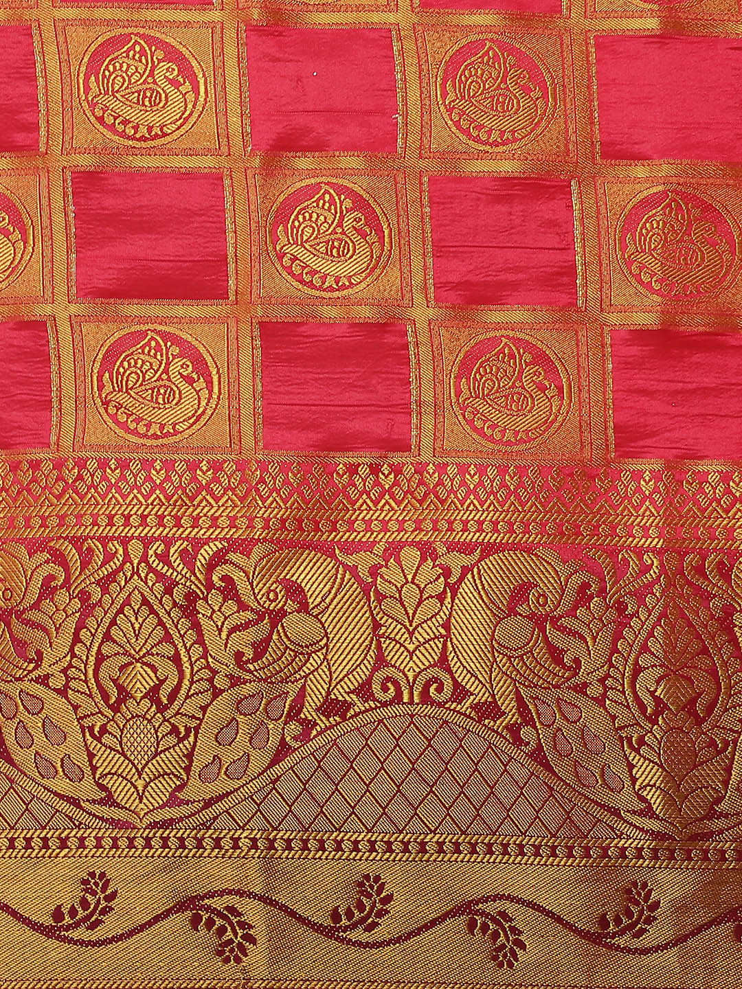 Dhiyona RV Women's Banarasi Silk With Jacquard Print Saree  ( KVD1144 )