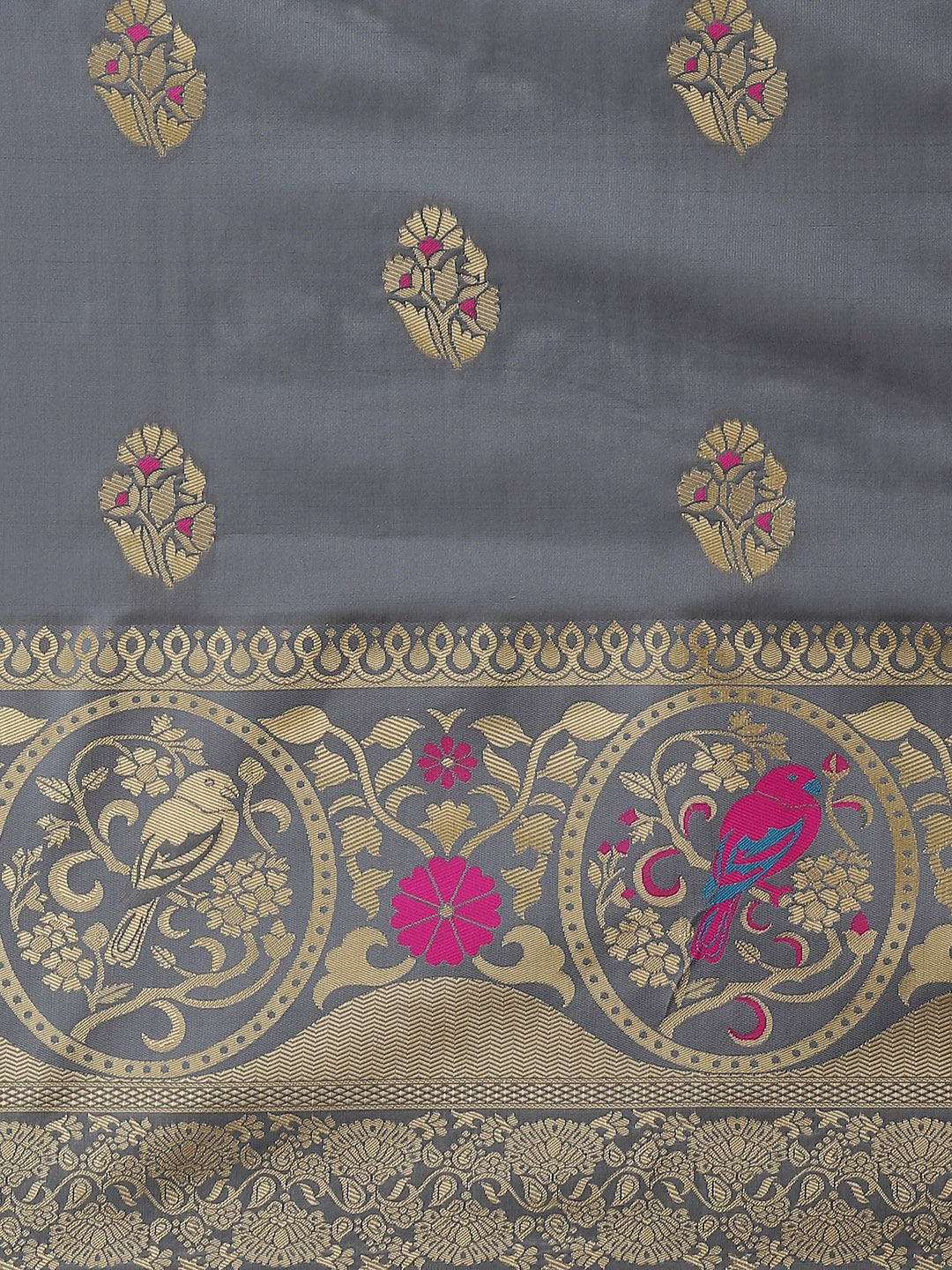 Dhiyona RV Women's Banarasi Cotton silk  With Zari weaving Saree  ( KVD1161 )