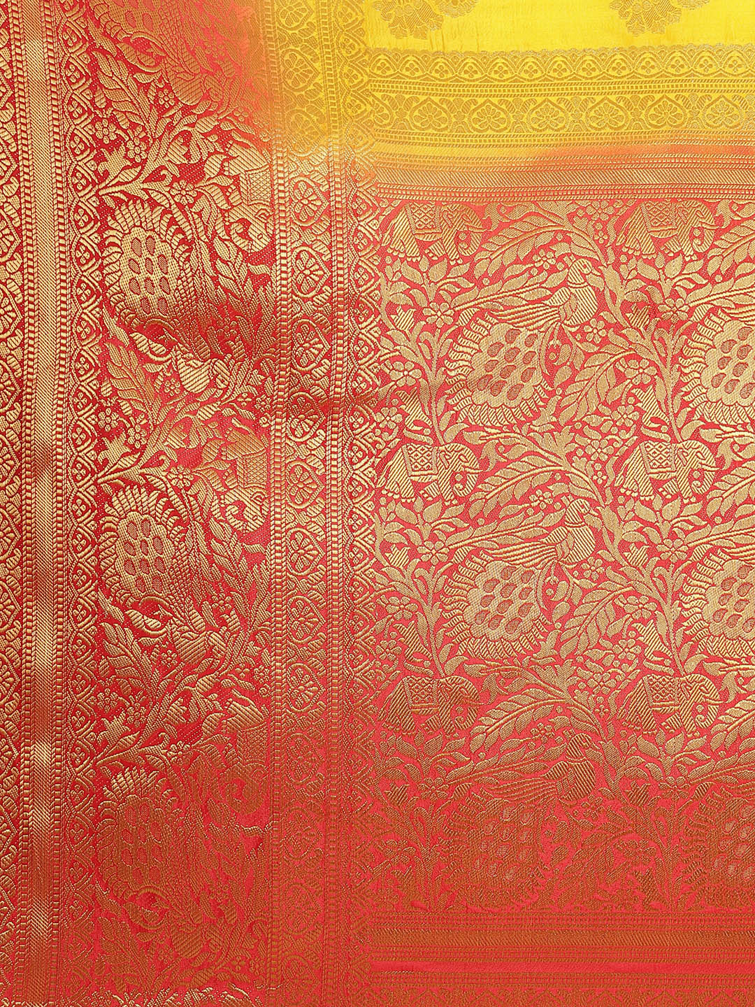 Dhiyona RV Women's Banarasi Silk With Jacquard Print Saree  ( KVD1297 )