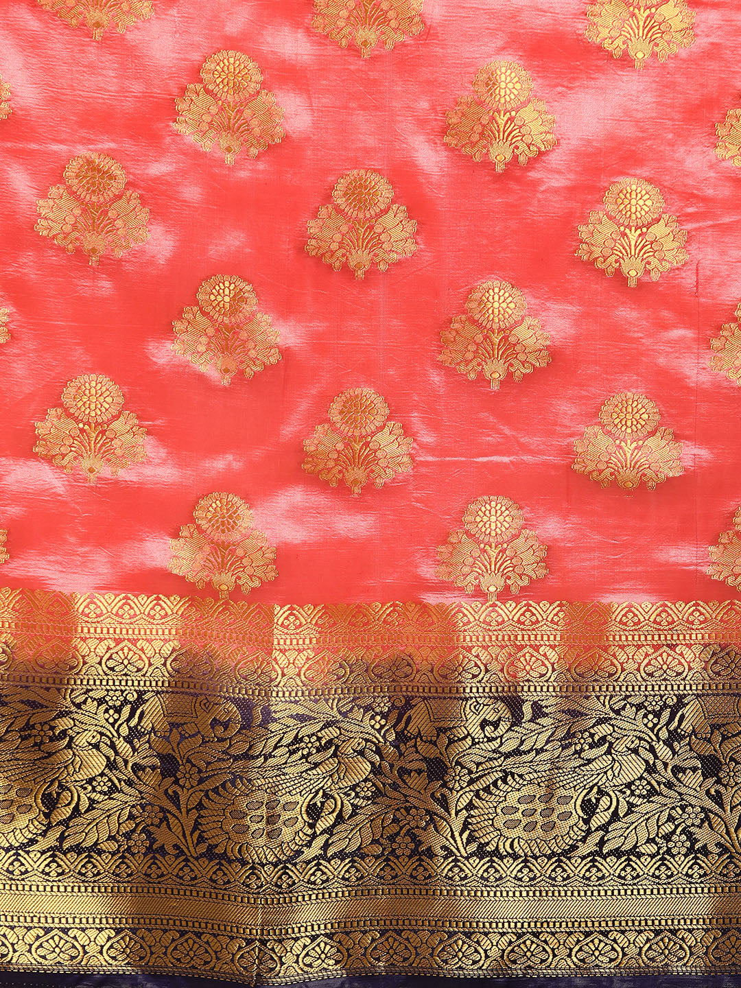 Dhiyona RV Women's Banarasi Silk With Jacquard Print Saree  ( KVD1298 )
