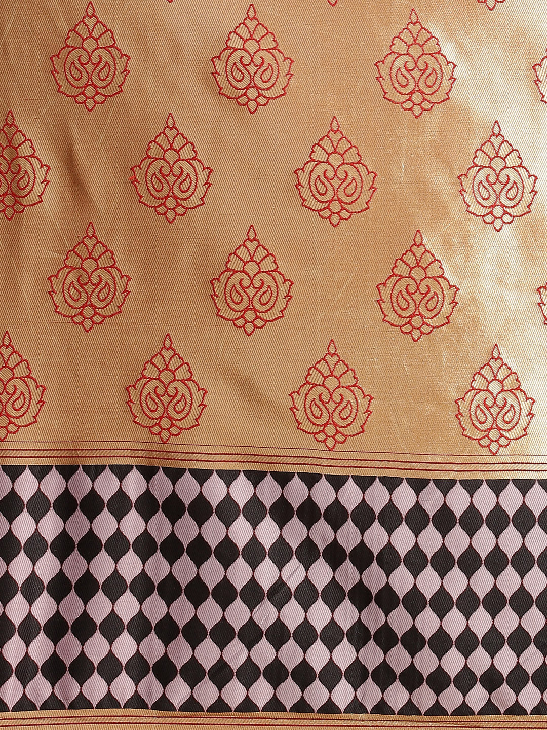 Dhiyona RV Women's Banarasi Silk With Silver Zari Weaving Saree  ( KVD1376 )