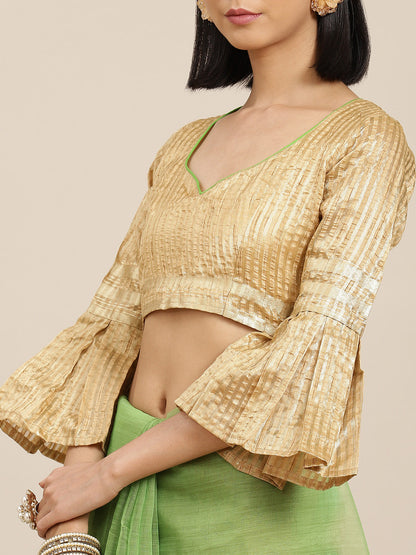 Dhiyona RV Women's Organza And Embroidery Work Saree With Blouse ( KVD1522 )