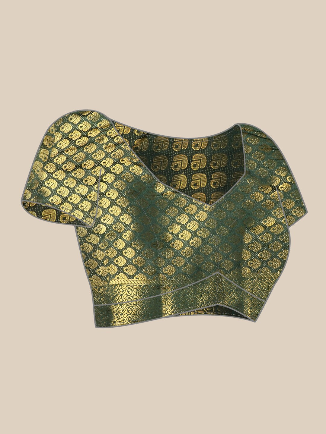 Dhiyona RV Women's Banarasi Cotton Silk With Zari weaving Saree  ( KVD1583 )
