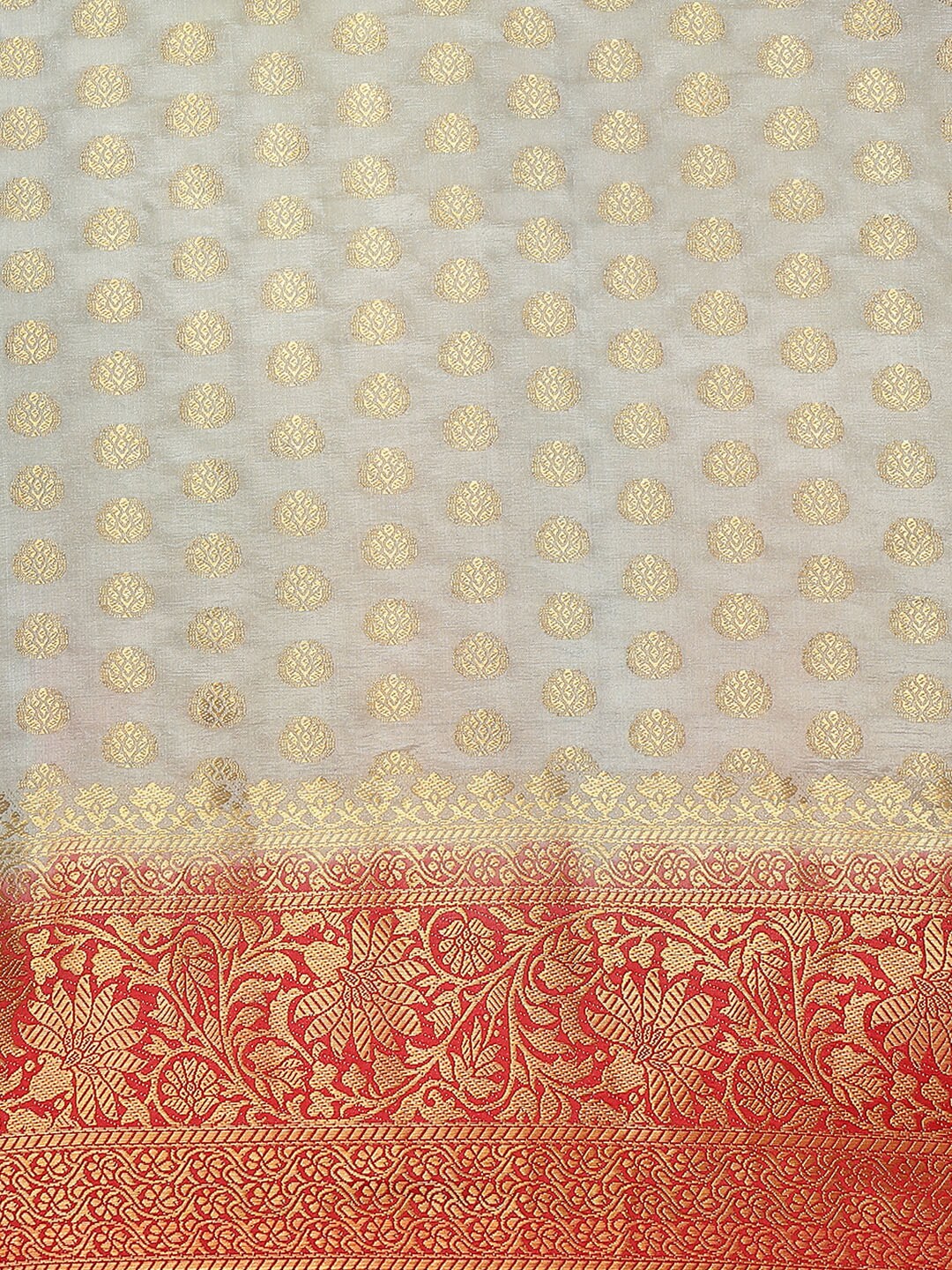 Dhiyona RV Women's Banarasi Cotton Silk With Zari weaving Saree  ( KVD1584 )