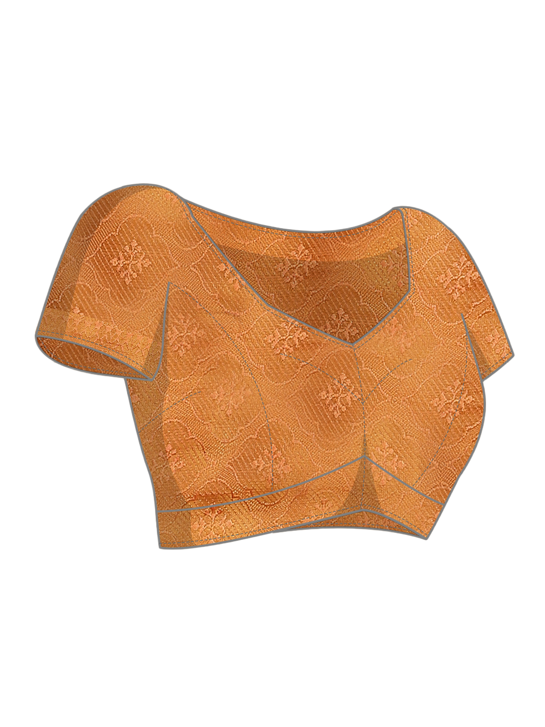 Dhiyona RV Women's Royal Banarasi Cotton Silk Zari Woven Saree with Matching Blouse ( KVD1695 )