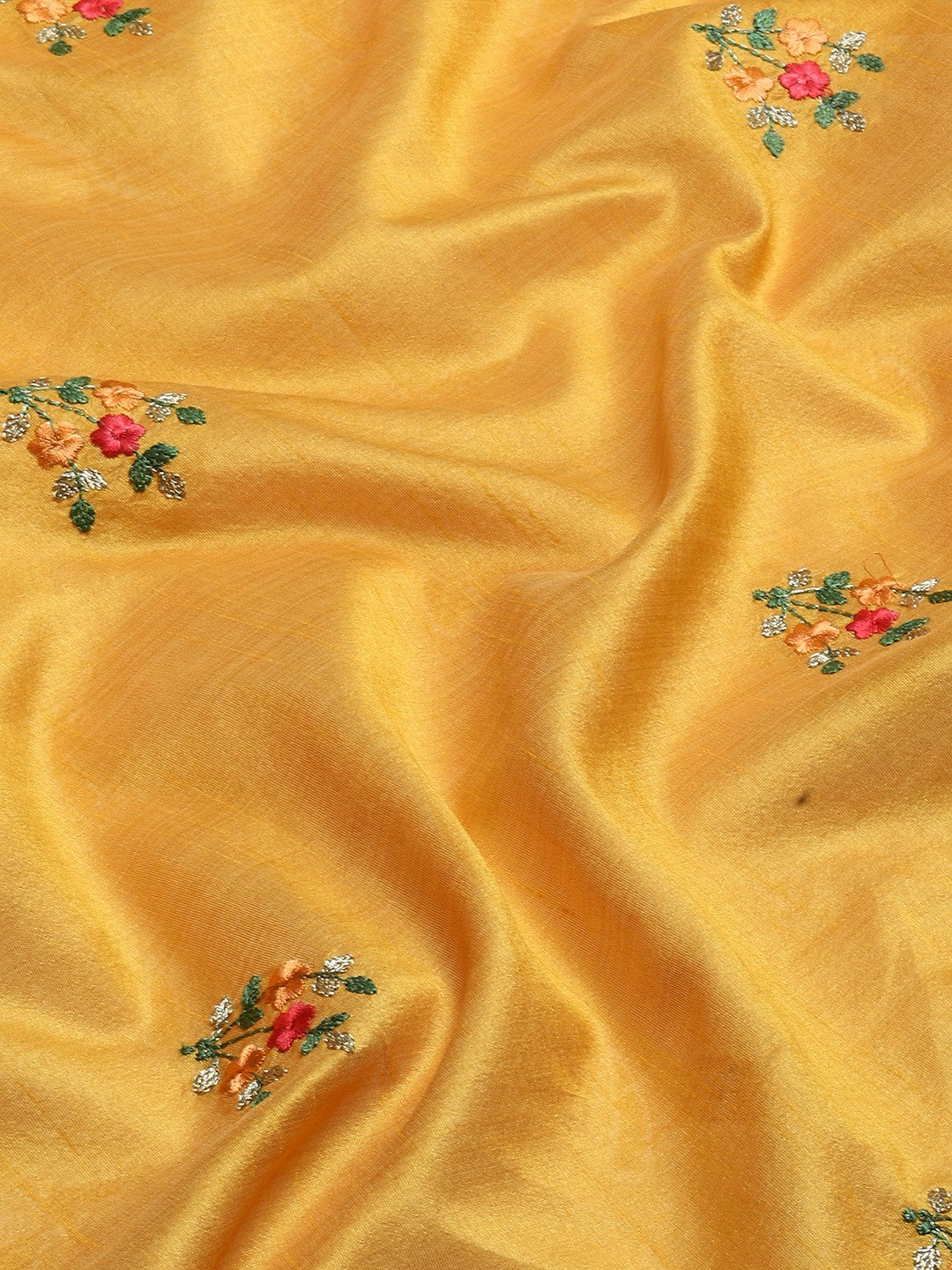 Dhiyona RV Women's Elegant Assam Cotton Silk Embroidered Saree with Temple Contrast Border  ( KVD1699 )